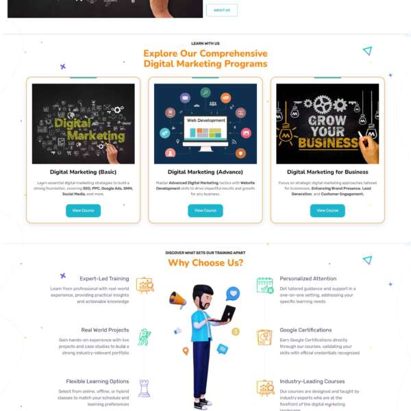“Close-up of a developer coding a responsive website, illustrating the company’s expertise in modern web technologies and application development.”